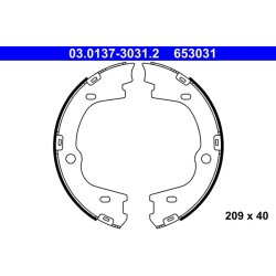 Handbrake Shoe Set ATE 03.0137-3031.2 OE Ref 583503JA00