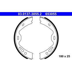 Handbrake Shoe Set ATE 03.0137-3055.2 OE Ref 99735299302