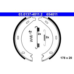 Handbrake Shoe Set ATE 03.0137-4011.2 OE Ref 0034207020
