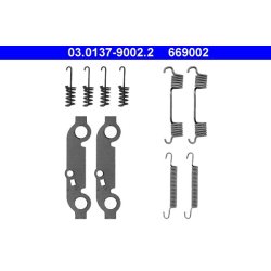 Kit de mâchoires de frein à main ATE 03.0137-9002.2 pour MERCEDES