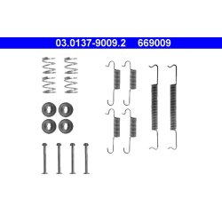 Kit de mâchoires de frein ATE 03.0137-9009.2 pour VW KAEFER, KAEFER,