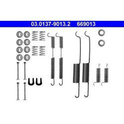 Kit de mâchoires de frein ATE 03.0137-9013.2 pour FORD, HYUNDAI, RENAULT,