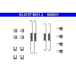 Kit de mâchoires de frein ATE 03.0137-9031.2 pour RENAULT 4, 5, 6