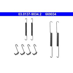 Kit de mâchoires de frein ATE 03.0137-9034.2 pour VAUXHALL