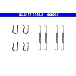 Kit de mâchoires de frein ATE 03.0137-9039.2 pour RENAULT, 4, 5, 6 OE 7701004720