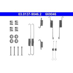 Kit de garnitures de freins ATE 03.0137-9046.2 pour FORD SIERRA OE 5018535