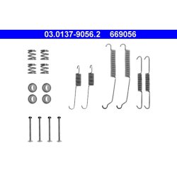 Kit de mâchoires de frein ATE 03.0137-9056.2 pour PEUGEOT, RENAULT, OE 7701201823