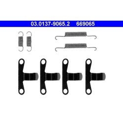 Kit de mâchoires de frein à main ATE 03.0137-9065.2 pour VOLVO