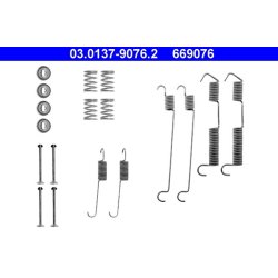 Kit de mâchoires de frein ATE 03.0137-9076.2 pour BMW Série 3 OE 34211154448