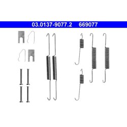 Kit de mâchoires de frein ATE 03.0137-9077.2 pour BMW Série 5