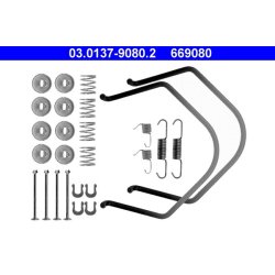 Kit de mâchoires de frein ATE 03.0137-9080.2 pour TOYOTA