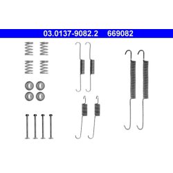 Kit de mâchoires de frein ATE 03.0137-9082.2 pour PEUGEOT, TALBOT