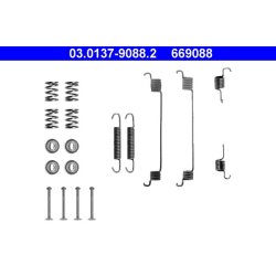 Kit de mâchoires de frein ATE 03.0137-9088.2 pour DACIA, FIAT, LANCIA et plus encore...