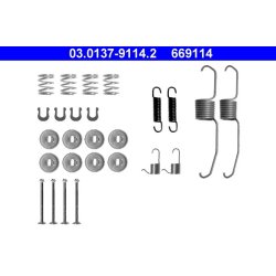 Kit de mâchoires de frein ATE 03.0137-9114.2 pour TOYOTA