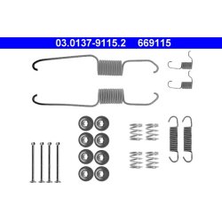 Kit de mâchoires de frein ATE 03.0137-9115.2 pour TOYOTA HIACE, LAND