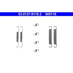 Kit de mâchoires de frein ATE 03.0137-9118.2 pour LADA