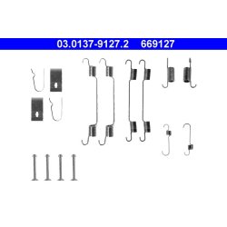 Kit de mâchoires de frein ATE 03.0137-9127.2 pour SUBARU, SUZUKI