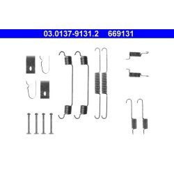 Kit de mâchoires de frein ATE 03.0137-9131.2 pour MAZDA 323