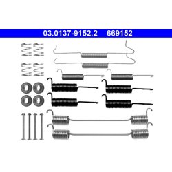 Kit de mâchoires de frein ATE 03.0137-9152.2 pour VW LT, TRANSPORTER