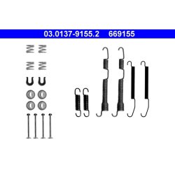Kit de mâchoires de frein ATE 03.0137-9155.2 pour MITSUBISHI
