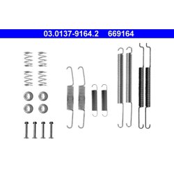Kit de mâchoires de frein ATE 03.0137-9164.2 pour AUDI, SEAT, VW