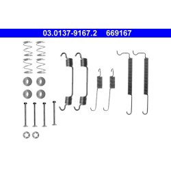 Kit de mâchoires de frein ATE 03.0137-9167.2 pour CHEVROLET, DAEWOO et plus encore...