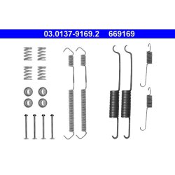 Kit de mâchoires de frein ATE 03.0137-9169.2 pour CITROEN, FIAT, FORD et plus encore...