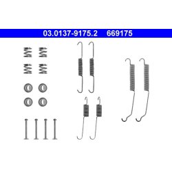 Kit de mâchoires de frein ATE 03.0137-9175.2 pour CITROËN, PEUGEOT OE 430853