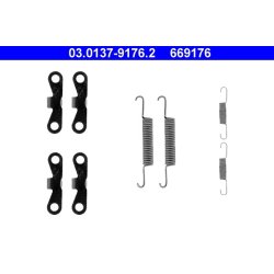 Kit de mâchoires de frein à main ATE 03.0137-9176.2 pour VOLVO
