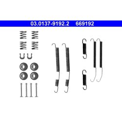 Kit de mâchoires de frein ATE 03.0137-9192.2 pour MITSUBISHI, SUBARU