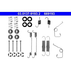 Kit de mâchoires de frein ATE 03.0137-9193.2 pour FORD TRANSIT