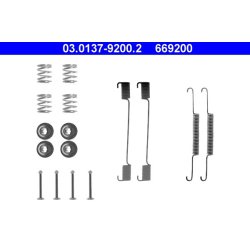 Kit de mâchoires de frein ATE 03.0137-9200.2 pour AUSTIN, ROVER METRO, 100