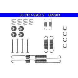 Kit de mâchoires de frein ATE 03.0137-9203.2 pour TOYOTA