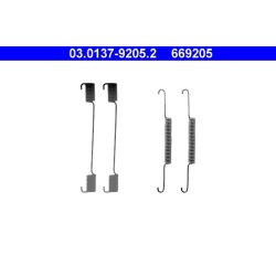 Kit de mâchoires de frein ATE 03.0137-9205.2 pour AUSTIN, INNOCENTI, ROVER