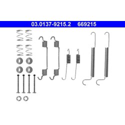 Kit de mâchoires de frein ATE 03.0137-9215.2 pour VAUXHALL