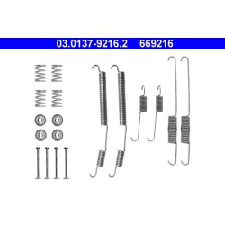 Kit de mâchoires de frein ATE 03.0137-9216.2 pour ALFA ROMEO, CITROEN, FIAT et plus encore...