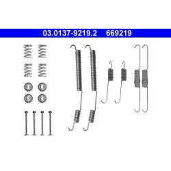 Kit de mâchoires de frein ATE 03.0137-9219.2 pour CITROËN, FIAT, PEUGEOT