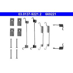 Brake Shoes Kit ATE 03.0137-9221.2 OE Ref 43171SK3E10