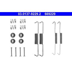 Kit de mâchoires de frein ATE 03.0137-9229.2 pour VW