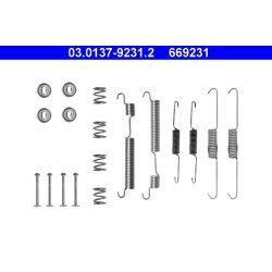Kit de mâchoires de frein ATE 03.0137-9231.2