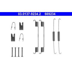 Kit de mâchoires de frein ATE 03.0137-9234.2 pour FIAT