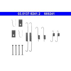 Kit de mâchoires de frein ATE 03.0137-9241.2 pour KIA CERATO, SEPHIA, SHUMA