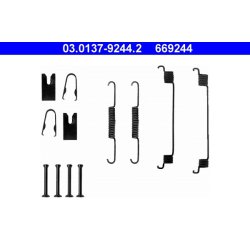 Kit de mâchoires de frein ATE 03.0137-9244.2 pour FIAT BRAVA, BRAVO, MAREA