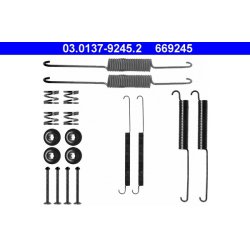 Kit de mâchoires de frein ATE 03.0137-9245.2 pour VAUXHALL FRONTERA