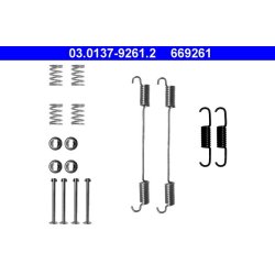 Kit de mâchoires de frein ATE 03.0137-9261.2 pour FIAT DOBLO, STRADA OE 7082146