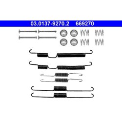 Kit de mâchoires de frein ATE 03.0137-9270.2 pour HYUNDAI