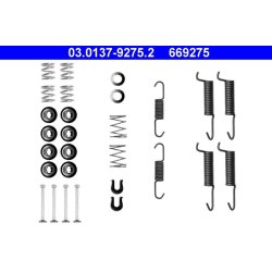 Kit de mâchoires de frein à main ATE 03.0137-9275.2 pour MITSUBISHI PAJERO