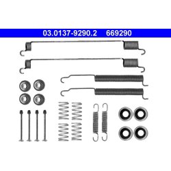 Kit de mâchoires de frein ATE 03.0137-9290.2 pour NISSAN OE 44090-37G10
