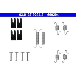 Handbrake Shoes Kit ATE 03.0137-9294.2 OE Ref 0494202110
