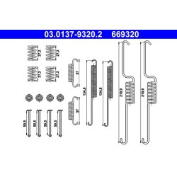Brake Shoes Kit ATE 03.0137-9320.2 OE Ref 2H0698545